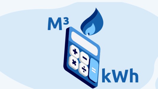 gas m3 kwh
